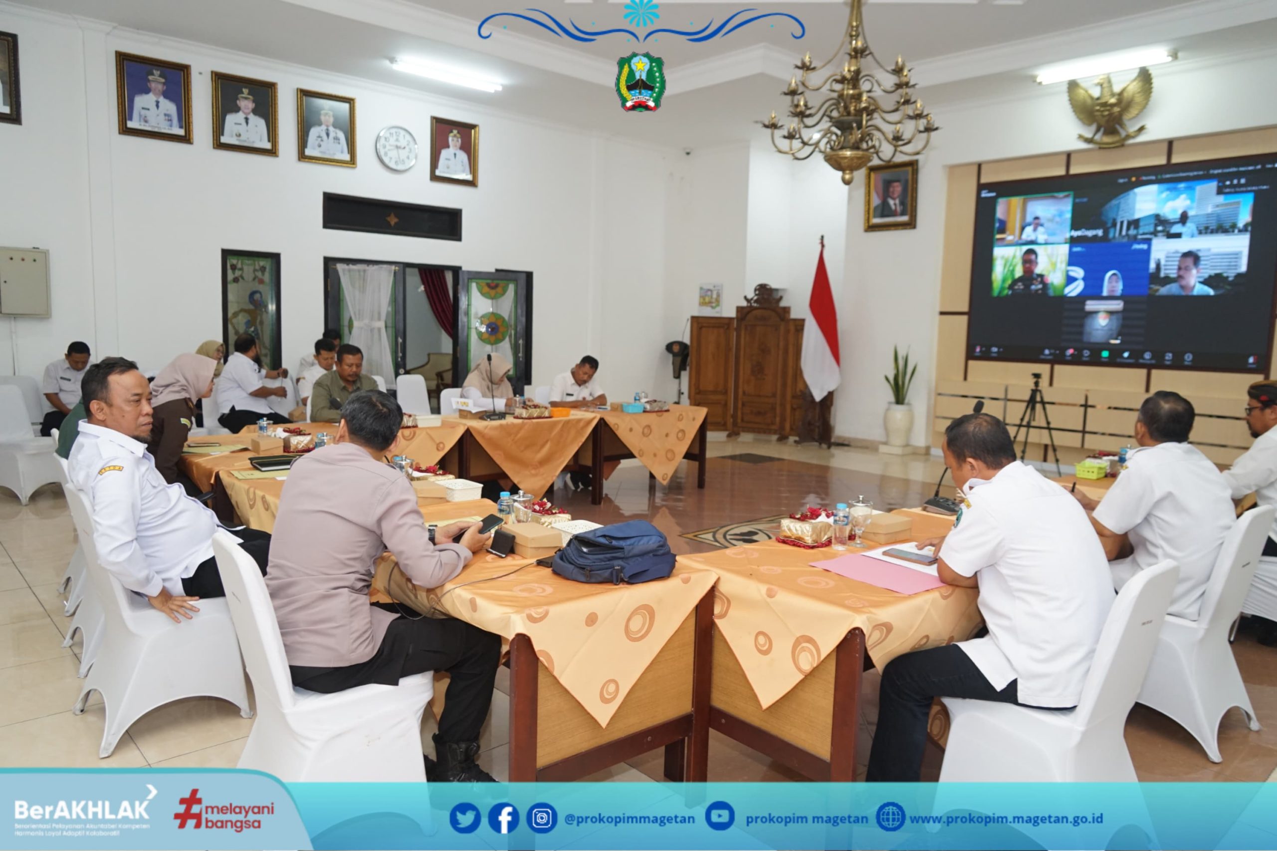 Sekjen Mendagri Pimpin Rakor Pengendalian Inflasi, Perkembangan Pelaksanaan Program Prioritas Presiden RI.