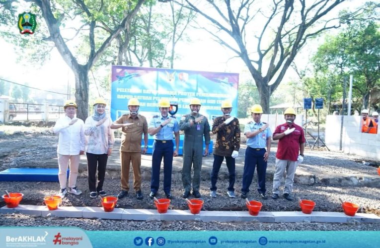 Peletakan Batu Pertama Proyek Pembangunan Dapur SPPG Makan Bergizi Gratis Lanud Iswahjudi