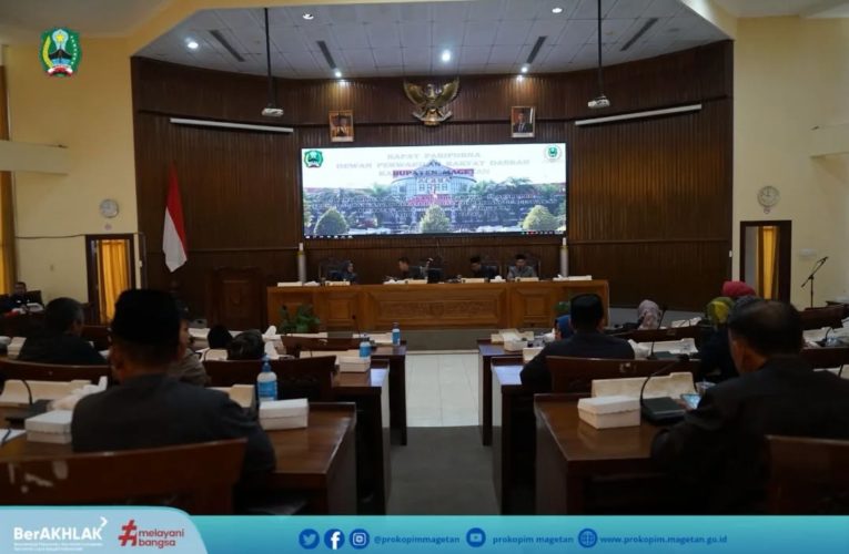 RAPAT PARIPURNA DPRD KABUPATEN MAGETAN TAHUN 2025