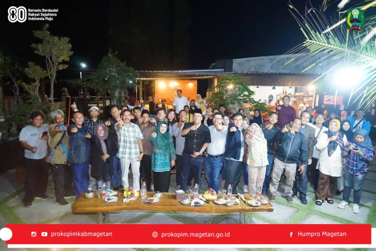 Silaturahmi dan Sinergitas Media Magetan Ikut Wujudkan Sapta Karsa