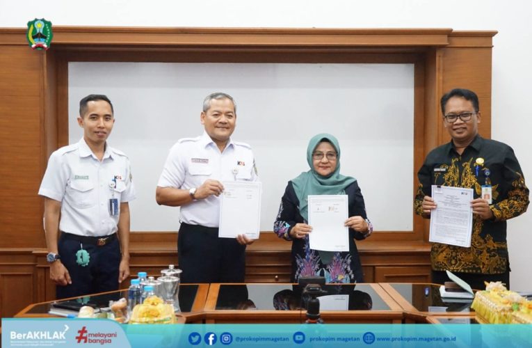 Pemkab Magetan dan PT KAI Daop 7 Madiun Jalin Kerja Sama Strategis Tingkatkan Layanan Perkeretaapian dan Pengelolaan Aset