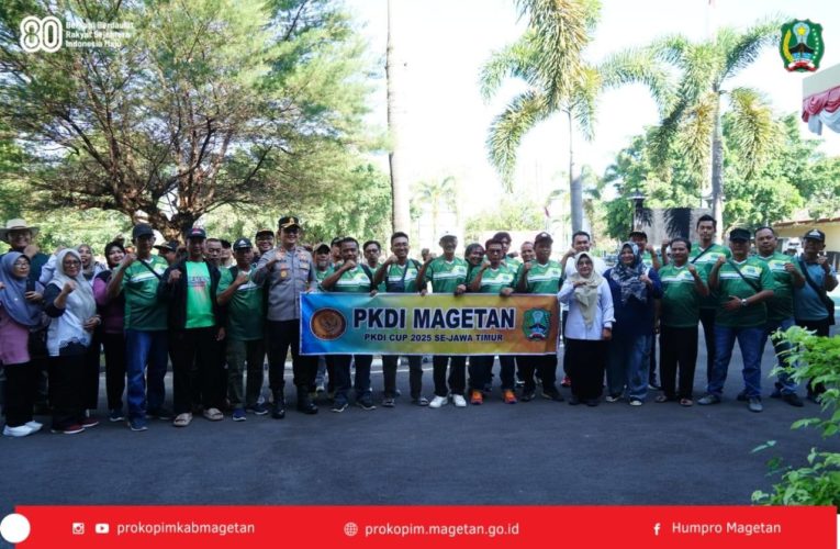 Tim Sepak Bola Kepala Desa Magetan Bertolak ke Gresik, Siap Raih Kemenangan di PKDI Cup 2025