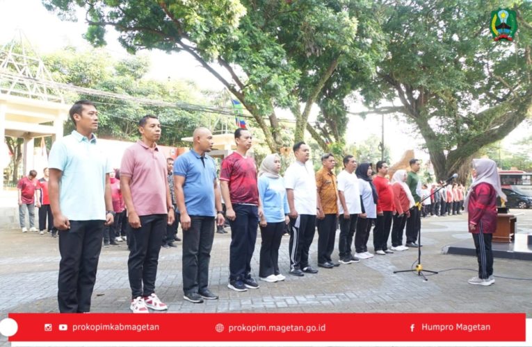 ASN Setda Magetan Terima Hadiah Lomba Permainan Tradisional Sambut HUT RI ke-80