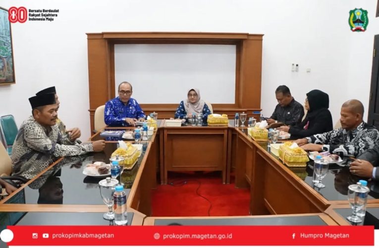 Bupati Magetan Audiensi dengan Kepala Desa se-Kecamatan Ngariboyo