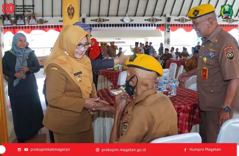 SAMBUT HUT RI, PEMERINTAH KABUPATEN MAGETAN GELAR RAMAH TAMAH BERSAMA PERINTIS KEMERDEKAAN
