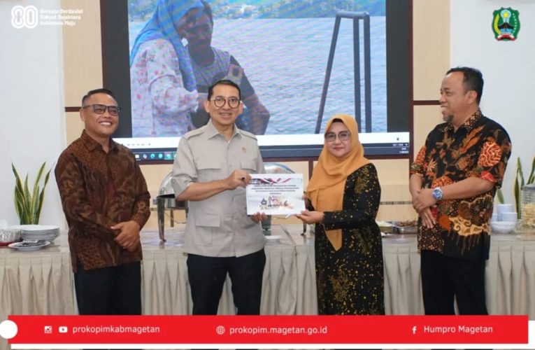 BUPATI MAGETAN TERIMA KUNJUNGAN KERJA MENTERI KEBUDAYAAN RI