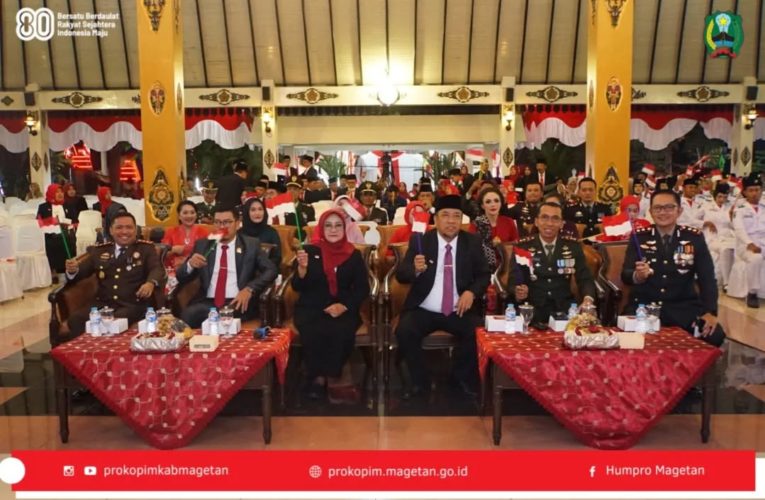 Pemerintah Magetan Peringati HUT Ke 80 RI, Gelar Malam Resepsi Kenegaraan