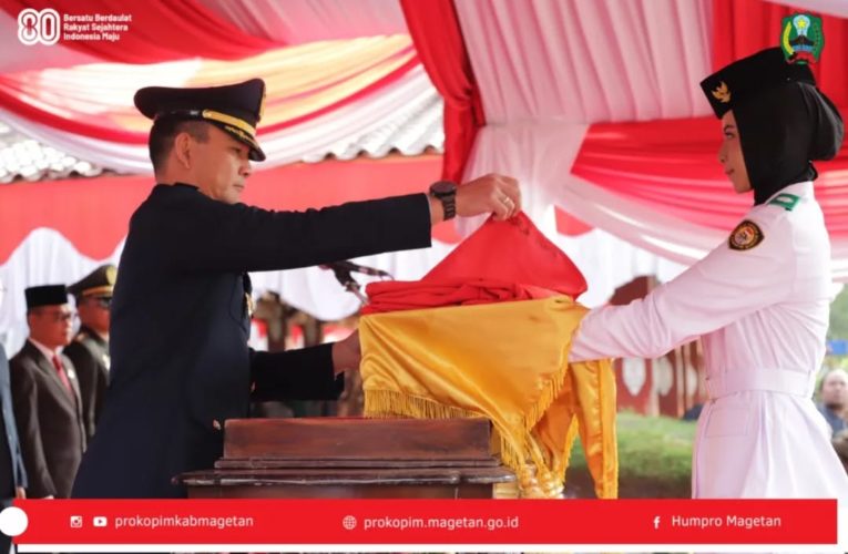 Upacara Penurunan Bendera HUT ke-80 RI, Kolonel Pnb. Dharma T. Gultom Pimpin Khidmatnya Acara