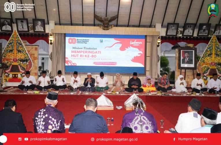 Magetan Gelar Malam Tirakatan Peringati HUT ke-80 RI, Kuatkan Persatuan dan Berbagi Kebahagiaan
