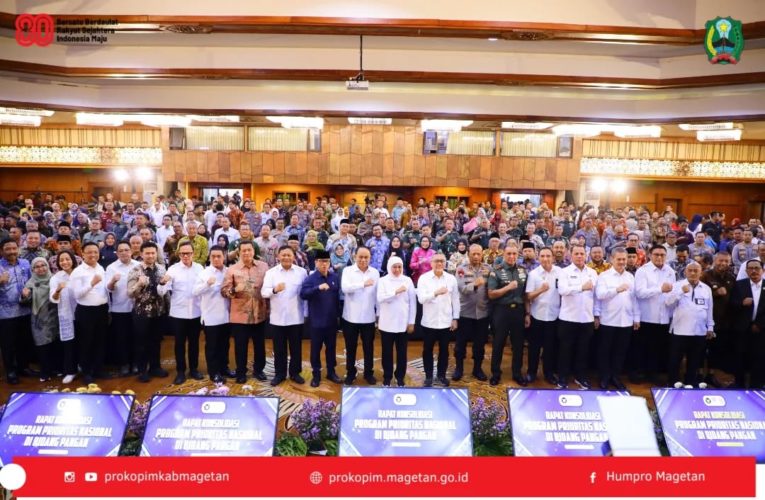 Pemkab Magetan Hadiri Rapat Konsolidasi Program Prioritas Nasional di Surabaya