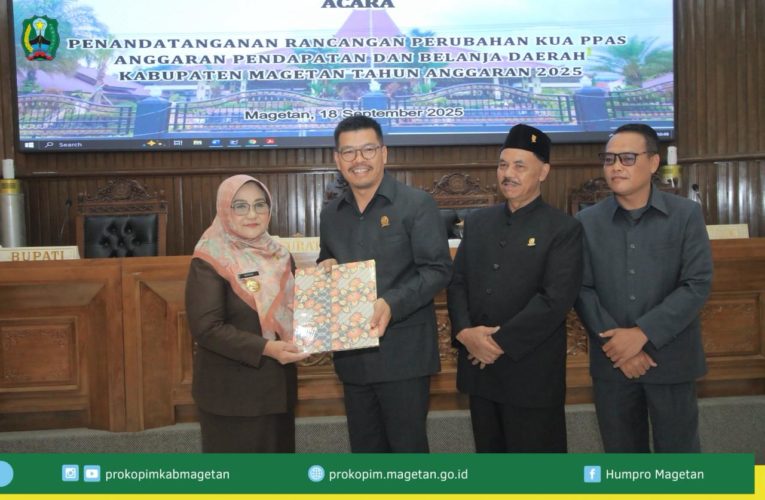 Bupati Magetan dan DPRD Sepakati Perubahan KUA-PPAS 2025, Pendapatan dan Belanja Daerah Alami Penyesuaian