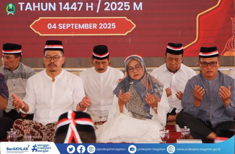 Pemerintah Kabupaten Magetan Gelar Doa Bersama dan Berbagi dengan Komunitas Ojek Online di Peringatan Maulid Nabi Muhammad SAW