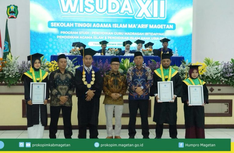 WAKIL BUPATI MAGETAN HADIRI WISUDA STAIM MAGETAN KE -XII