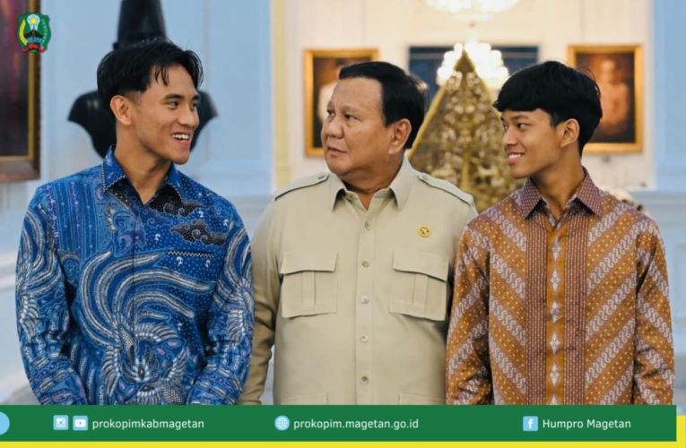 Mario Aji Bersama Juara Dunia MotoGP Marc Marquez Bertemu Prabowo di Istana