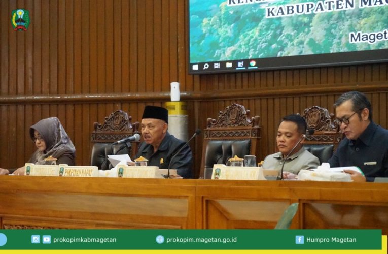 DPRD Magetan Gelar Rapat Paripurna Pandangan Umum Fraksi-Fraksi terhadap Raperda RPJMD 2025–2029