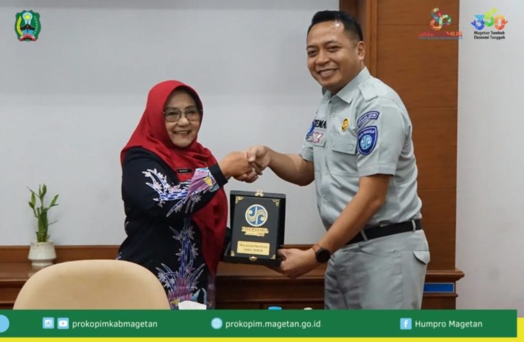 BUPATI MAGETAN TERIMA AUDIENSI PT JASA RAHARJA MADIUN, BAHAS SINERGI PROGRAM KESELAMATAN DAN PELAYANAN PUBLIK