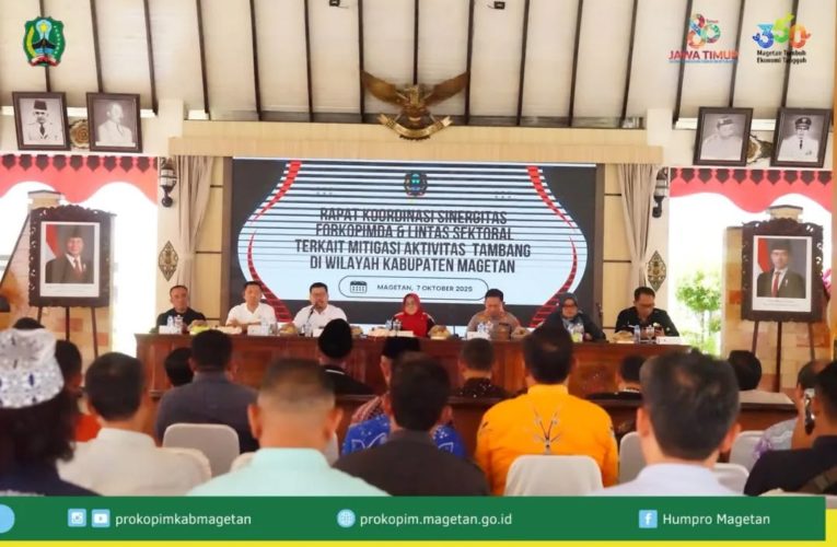Rakor Sinergitas Forkopimda dan Lintas Sektoral Terkait Mitigasi Aktivitas Tambang di Wilayah Kab Magetan