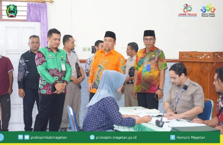 Wabup Magetan Hadiri Dalam Penyerahan 136 Sertipikat PTSL di Kelurahan Magetan