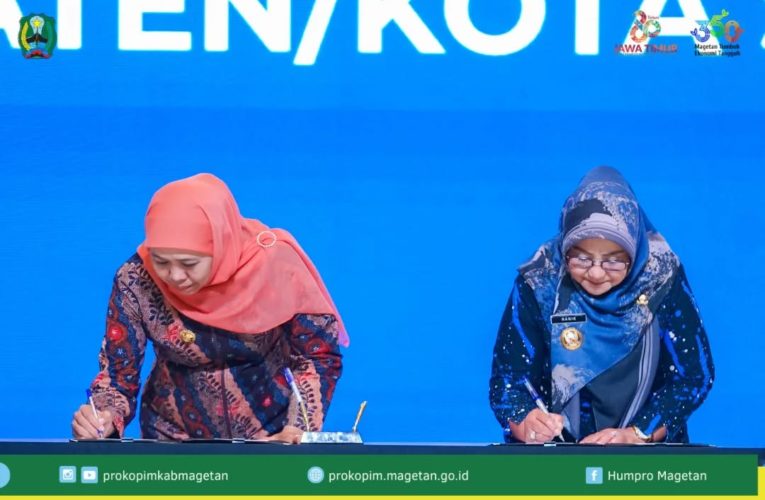 Bupati Magetan Tandatangani Nota Kesepakatan Restorative Justice dan Ikuti FGD Corporate Good Governance.
