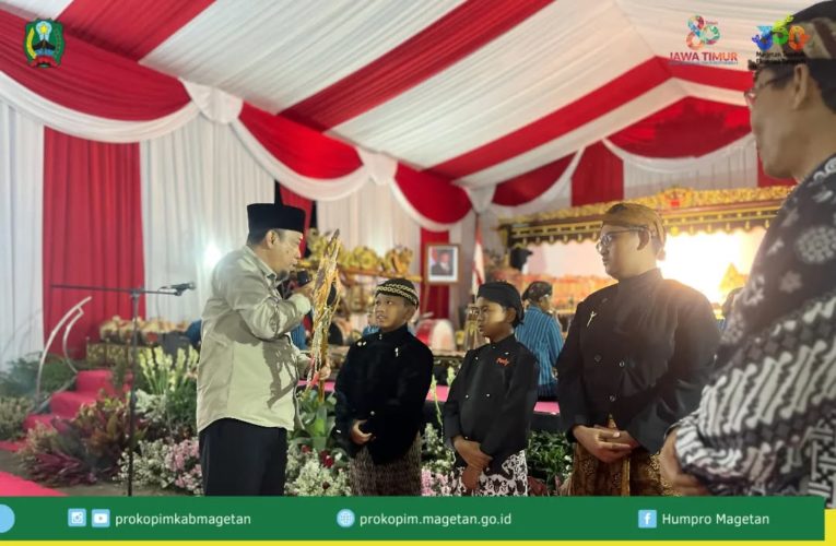 Pagelaran Wayang Kulit Kolaborasi 4 Dalang Dalam Rangka Penutupan Festival Literasi HUT ke-350 Kabupaten Magetan th 2025.