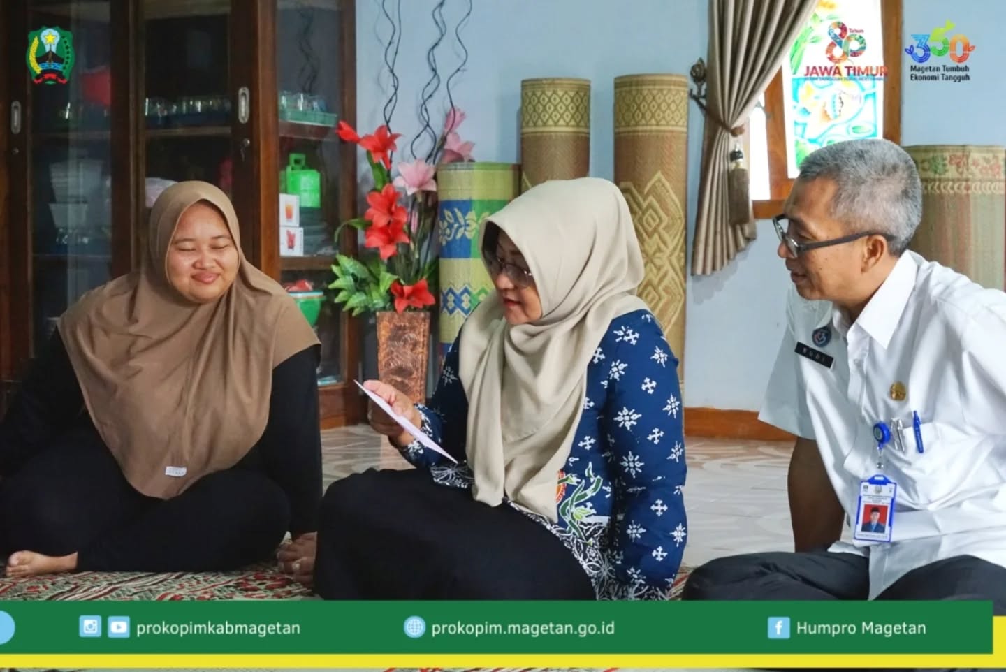 Bupati Magetan Kunjungi Keluarga Korban Longsor di Desa Nguri