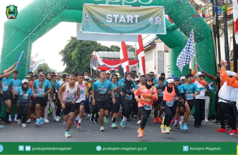 NTRF 2025 Meriah, Ribuan Pelari Warnai Semangat Hari Jadi Magetan ke-350