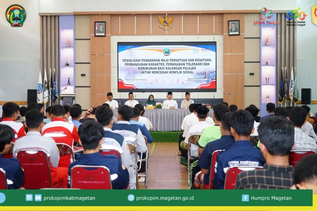 Sosialisasi Penanaman Nilai Persatuan dan Toleransi Bagi Pelajar SMK Yosonegoro Magetan
