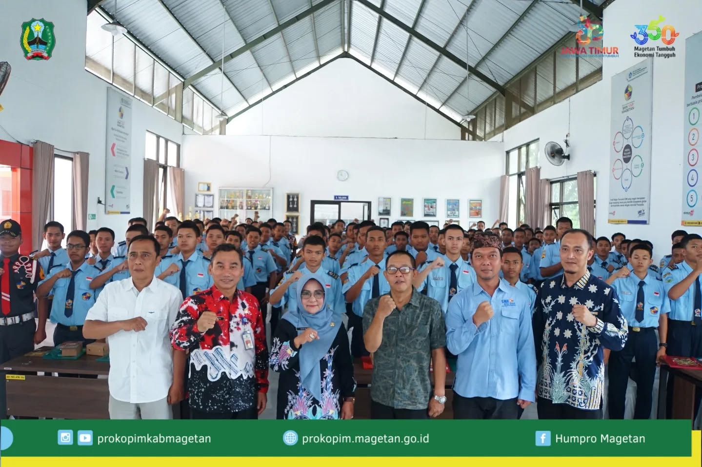 Bakesbangpol Magetan Tanamkan Nilai Persatuan dan Toleransi di Kalangan Pelajar SMK YKP