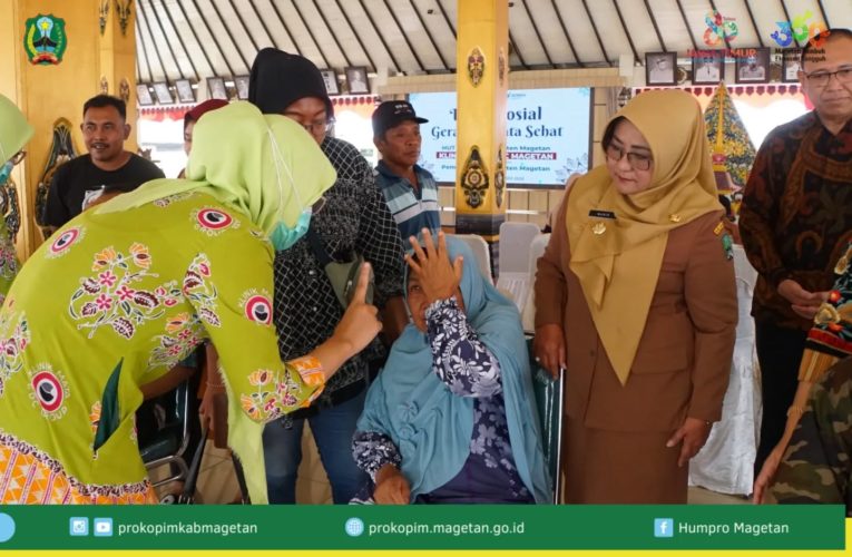 Bakti Sosial Gerakan Mata Sehat Warnai HUT ke-350 Kabupaten Magetan