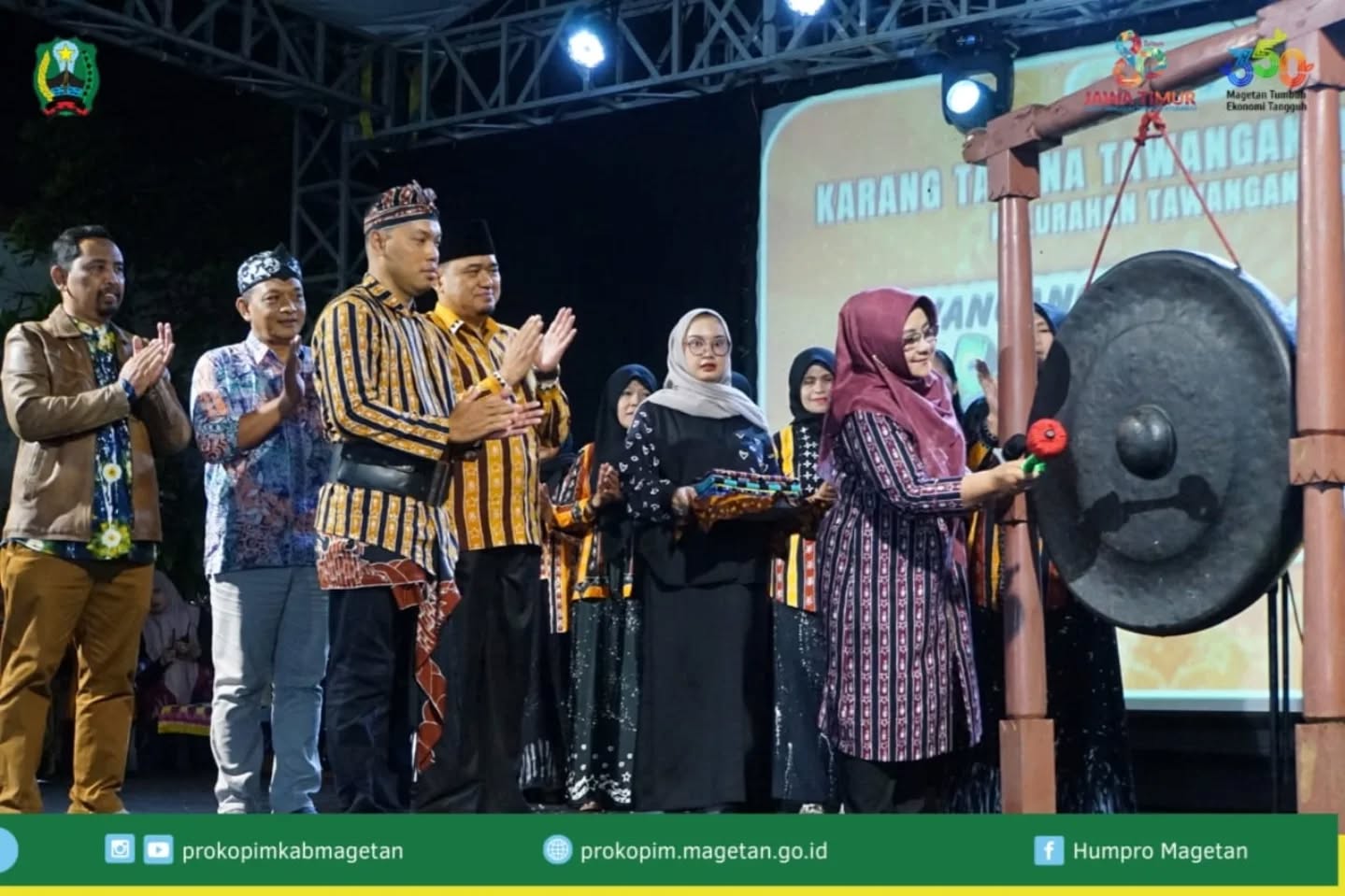 Bunda Nanik Dorong Perputaran Ekonomi dan UMKM Magetan, Dalam Acara Festival Tawanganom Ekraf