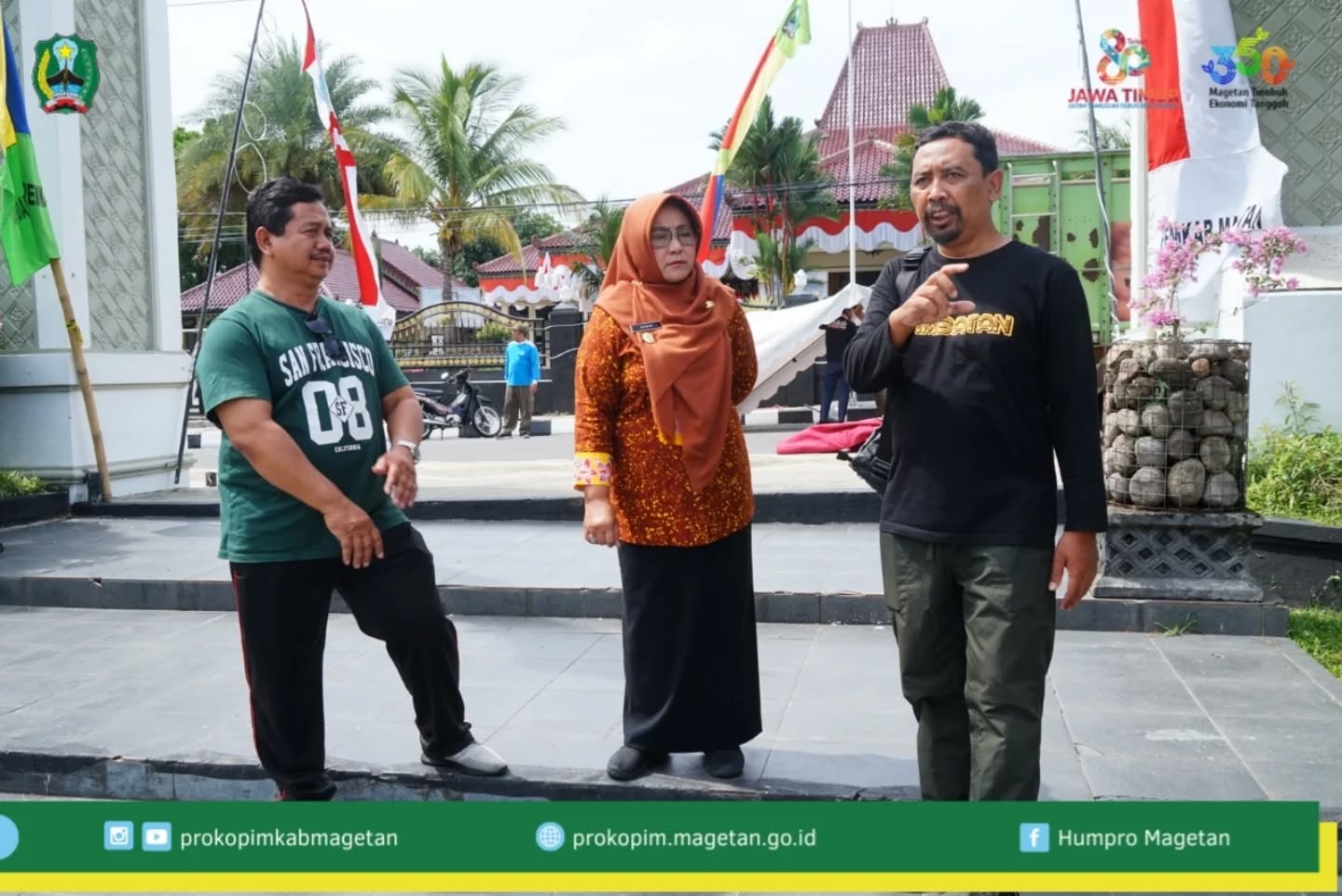 Bupati Magetan Tinjau Kesiapan Resepsi Hari Jadi ke-350 Kabupaten Magetan di Alun-Alun
