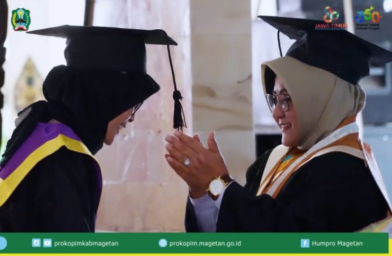 451 Wisudawan Selantang Kecamatan Magetan dan Ngariboyo Resmi Diwisuda Bupati Magetan