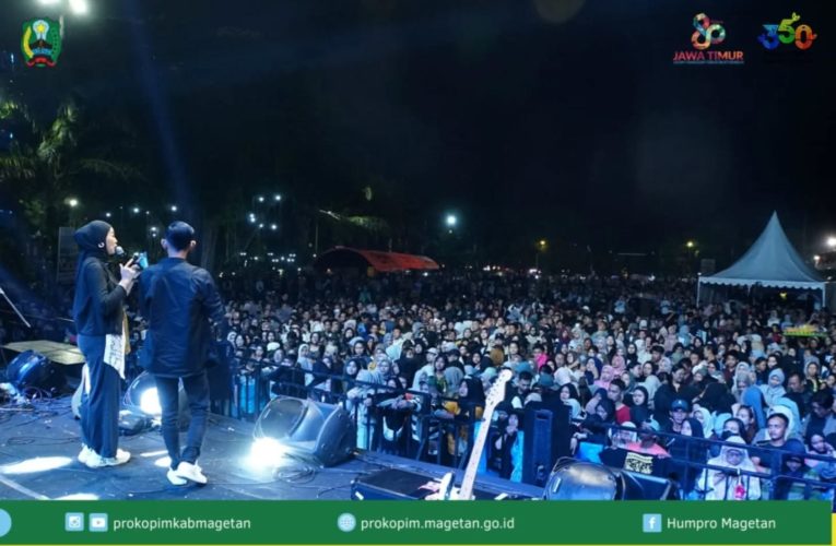 Puncak Pesta Rakyat Hari Jadi Ke-350 Magetan Gemuruh, Ribuan Warga Padati Alun-Alun