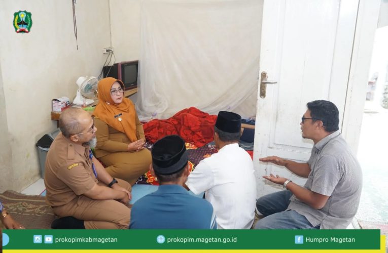 Bupati Magetan Kunjungi dan Beri Bantuan Warga Penderita Lumpuh ds. Dadi dan ds. Sendang agung, Kecamatan Plaosan