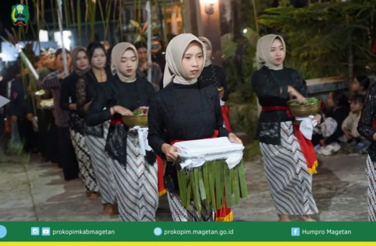 Bupati Magetan, Hadiri Acara Tradisi Galungan dusun Wonomulyo desa Genilangit Poncol