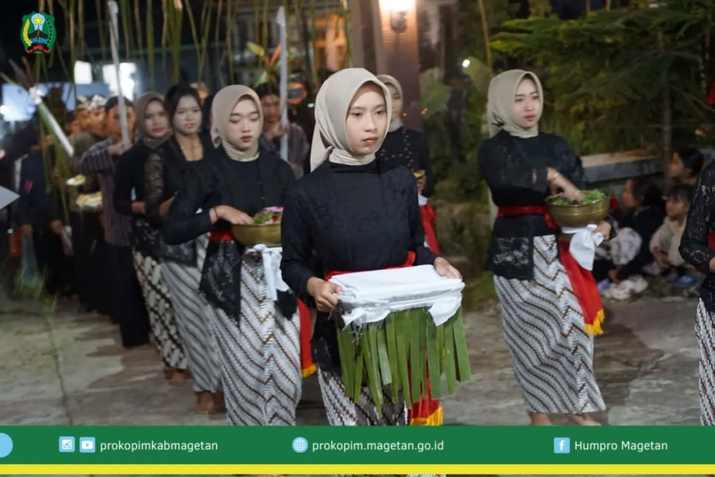 Bupati Magetan, Hadiri Acara Tradisi Galungan dusun Wonomulyo desa Genilangit Poncol