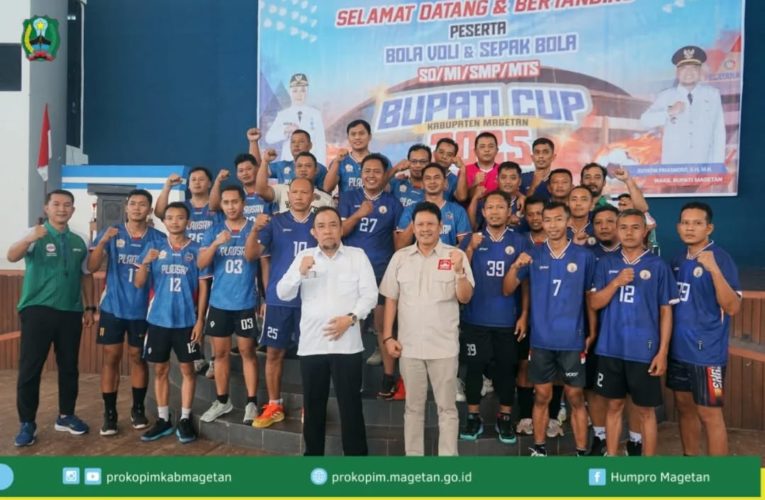 Wakil Bupati Magetan Resmi Menutup Rangkaian Bola Voli dan Sepak Bola Bupati Cup Magetan 2025