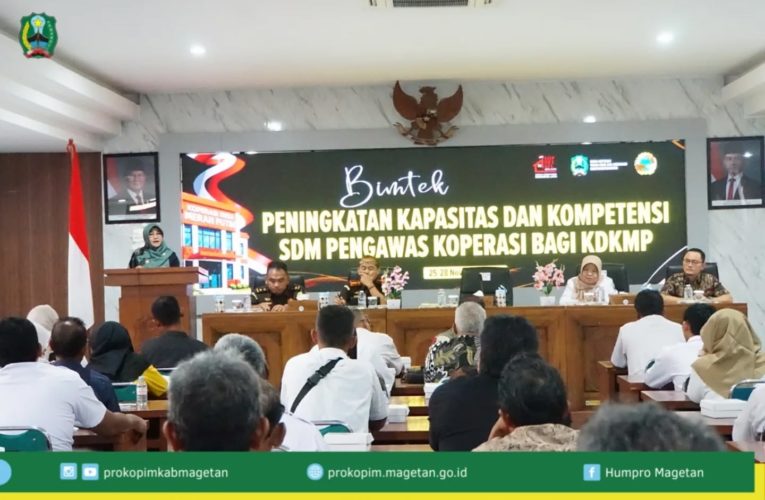 Bupati Membuka Bimtek Peningkatan Kapasitas SDM Pengawas Koperasi Desa/Kelurahan Merah Putih