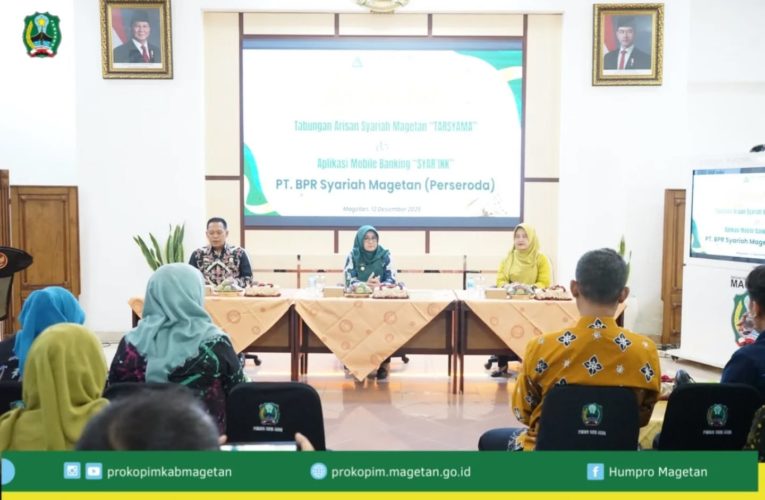 Bupati Magetan Resmikan Aplikasi Mobile Banking dan Tabungan Arisan Syariah “TARSAMA”