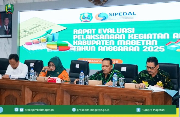 Pemkab Magetan Gelar Rapat Evaluasi APBD 2025, Dorong Percepatan Serapan Anggaran dan Peningkatan PAD