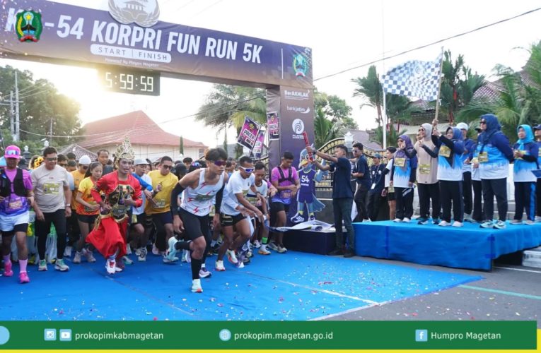 KORPRI Fun Run 5K Sukses Digelar di Magetan