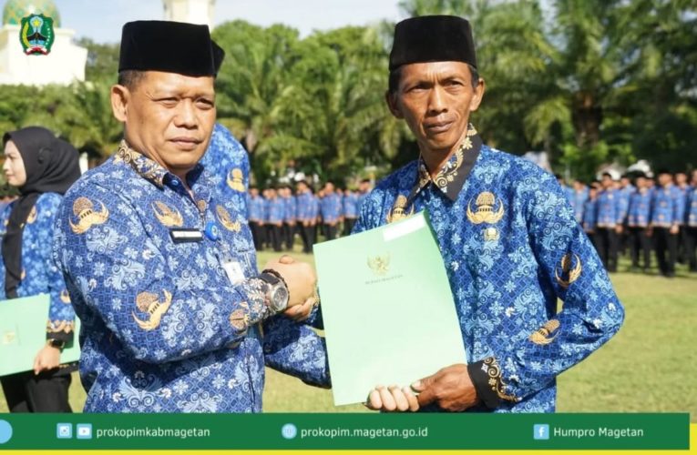 1.119 PPPK Paruh Waktu Magetan Terima SK, Diminta Implementasikan Nilai Dasar ASN BerAKHLAK