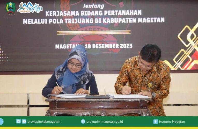 Kantor Pertanahan Serahkan 243 Sertifikat Aset kepada Pemkab Magetan