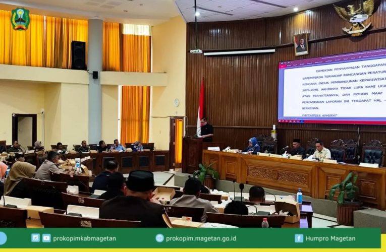 Optimalkan PAD, DPRD Magetan Gelar Paripurna Tanggapan Bupati Terkait Raperda Pengelolaan Barang Milik Daerah