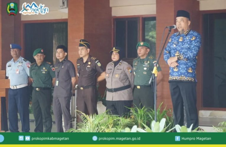 Wakil Bupati Magetan Pimpin Upacara Hari Bela Negara ke-77 dan Hari Ibu ke-97