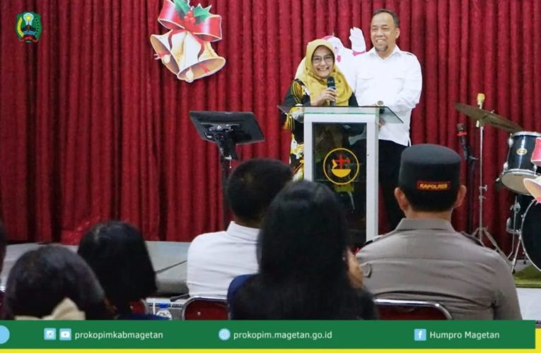 Bupati Magetan Pantau Perayaan Natal 2025, Pastikan Ibadah Berjalan Aman dan Khidmat