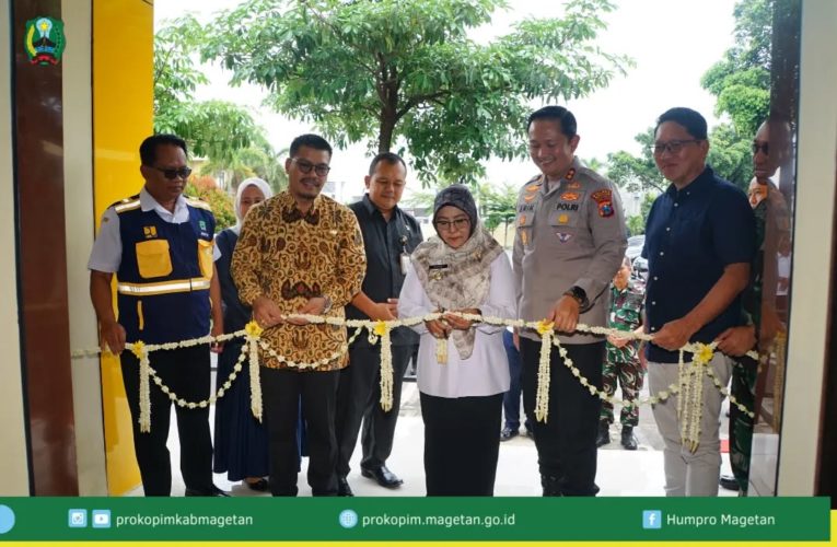 Bupati Resmikan Gedung SPKT Polres dan Pos Polisi Sarangan
