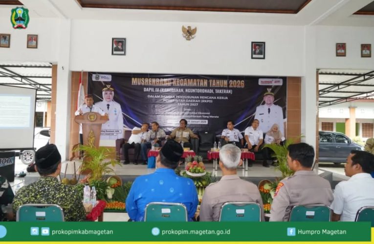 Wakil Bupati Magetan Buka Musrenbang Kecamatan Dapil IV