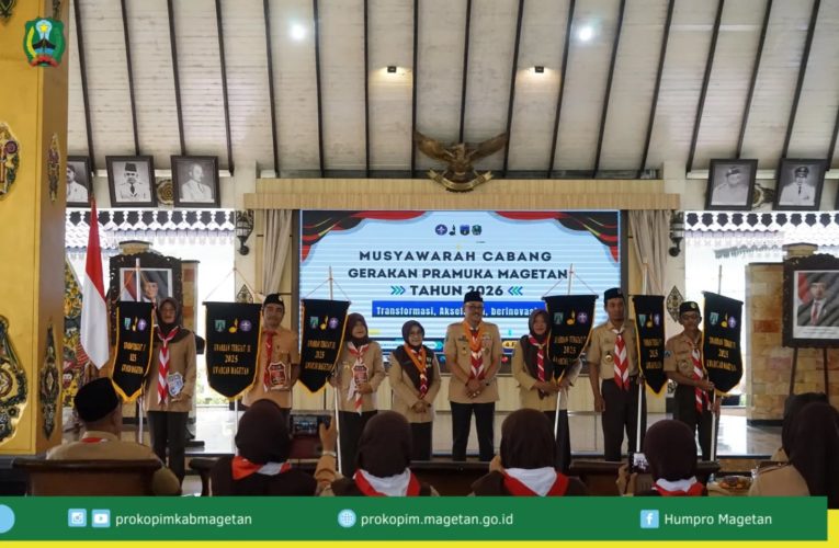 Pembukaan Musyawarah Cabang Gerakan Pramuka Magetan Tahun 2026.