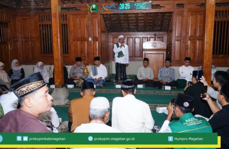 Awali Safari Ramadhan 1447 H, Bupati Magetan dan Forkopimda Shalat Tarawih di Kecamatan Parang